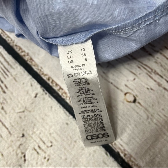 NWT ASOS Halter Neck Summer Mini Dress Size 6 - Picture 3 of 13